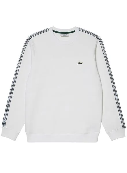 Sudadera Lacoste Streetwear Blanco para Hombre