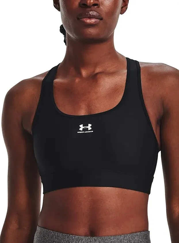 SUJETADOR UNDER ARMOUR HEATGEAR ARMOUR MID PADLESS  BLACK/WHITE  WOMEN´S