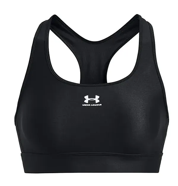 SUJETADOR UNDER ARMOUR HEATGEAR ARMOUR MID PADLESS  BLACK/WHITE  WOMEN´S