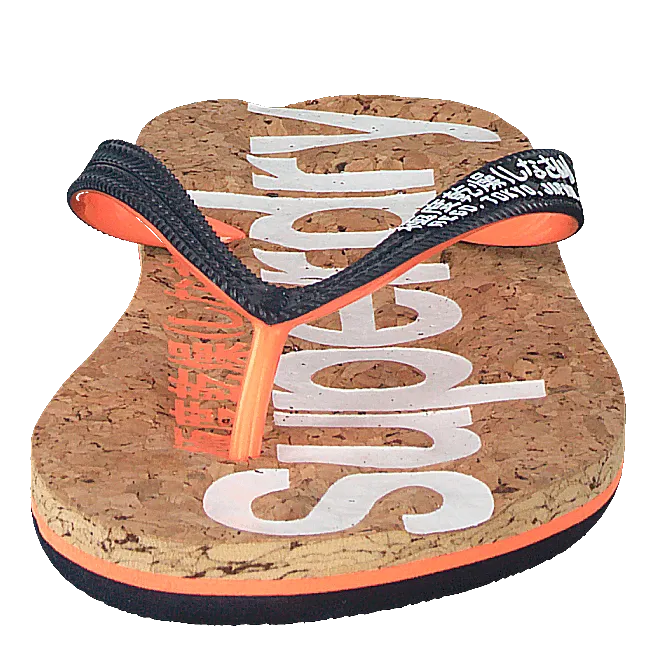Superdry zapatos Glitter Cork Flip Flop Dk Navy/optic White
