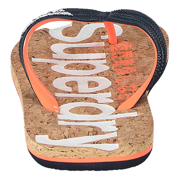 Superdry zapatos Glitter Cork Flip Flop Dk Navy/optic White