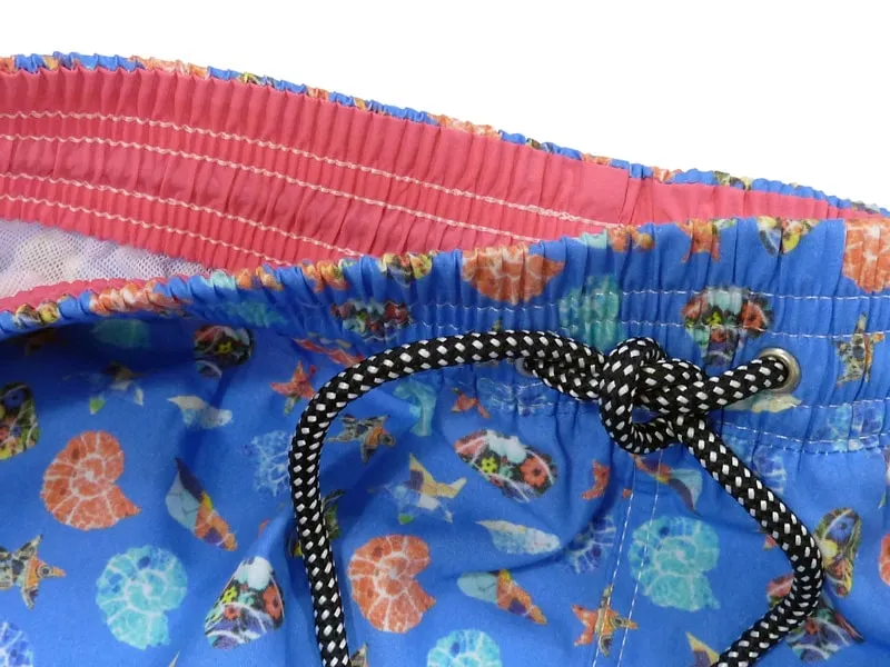 TALLA ESPECIAL  BAñADOR MEYBA MOD. WOODY ESTAMPADO CON CARACOLAS