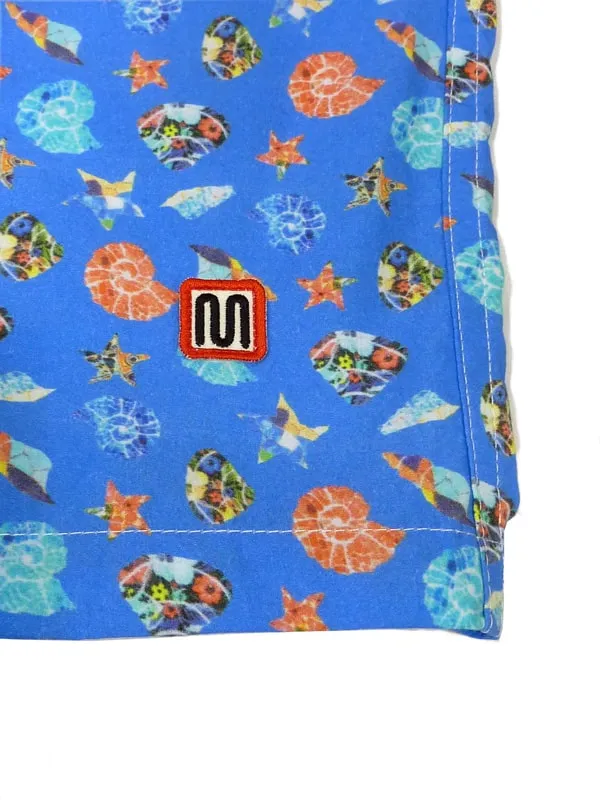 TALLA ESPECIAL  BAñADOR MEYBA MOD. WOODY ESTAMPADO CON CARACOLAS