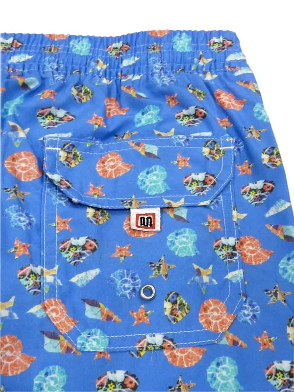 TALLA ESPECIAL  BAñADOR MEYBA MOD. WOODY ESTAMPADO CON CARACOLAS