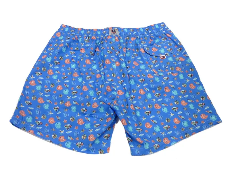 TALLA ESPECIAL  BAñADOR MEYBA MOD. WOODY ESTAMPADO CON CARACOLAS
