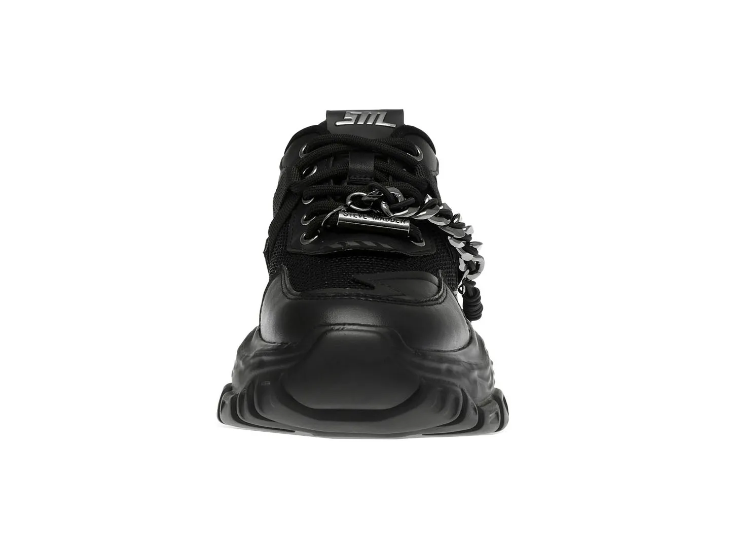 Tenis Steve Madden Vibrat Negro Para Mujer