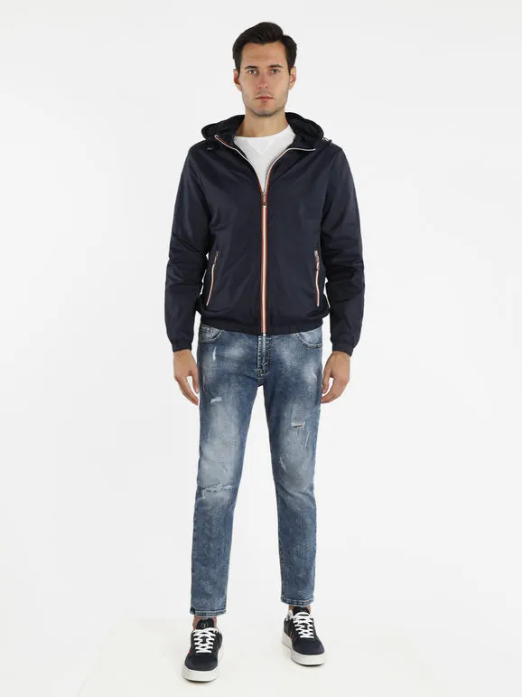 TMK CHAQUETA KWAY DE HOMBRE CON CAPUCHA