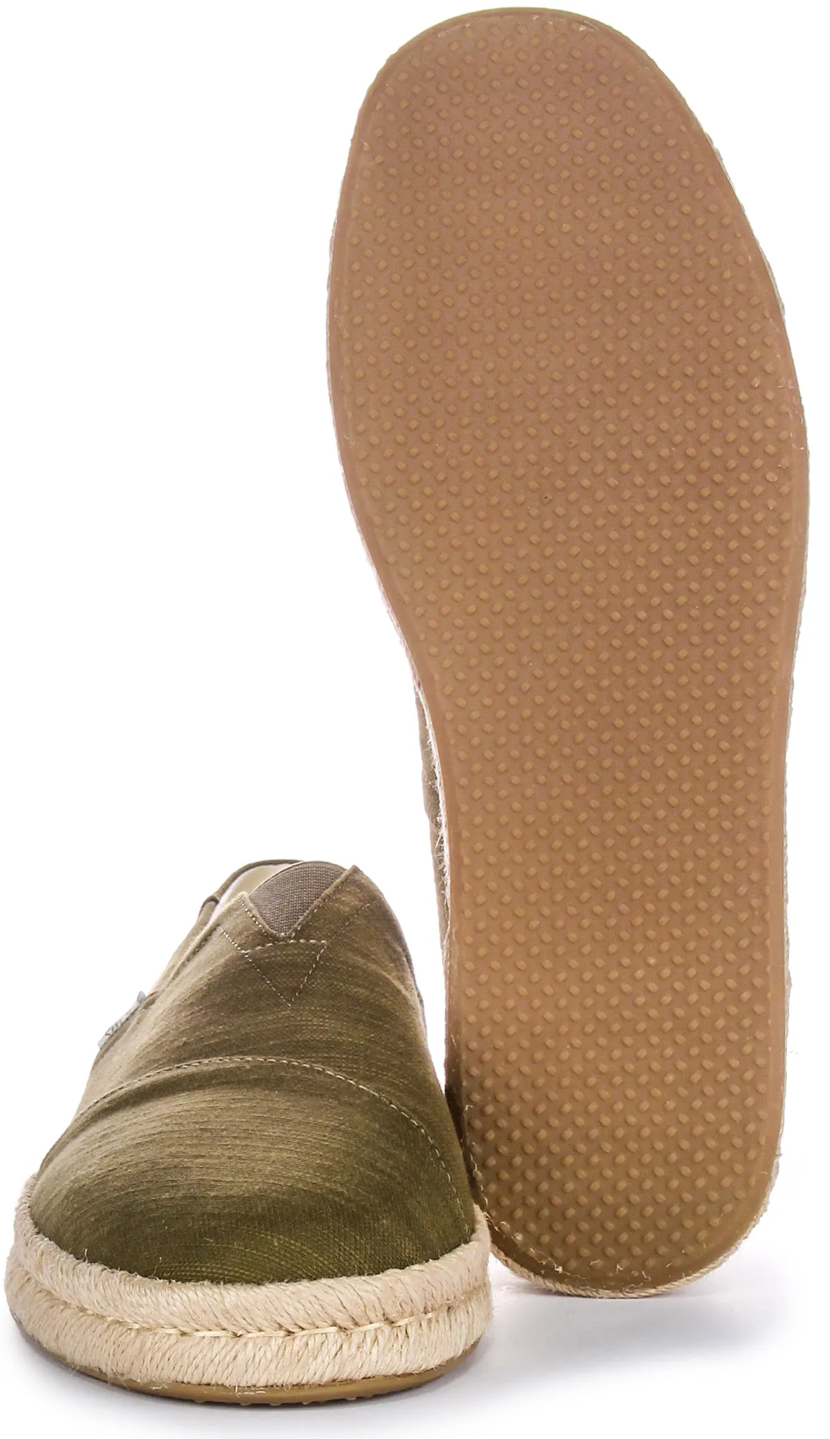 Toms Alpargata Alrop Slobby Alpargatas de Hombre en Tela Eco Reciclada Oliva