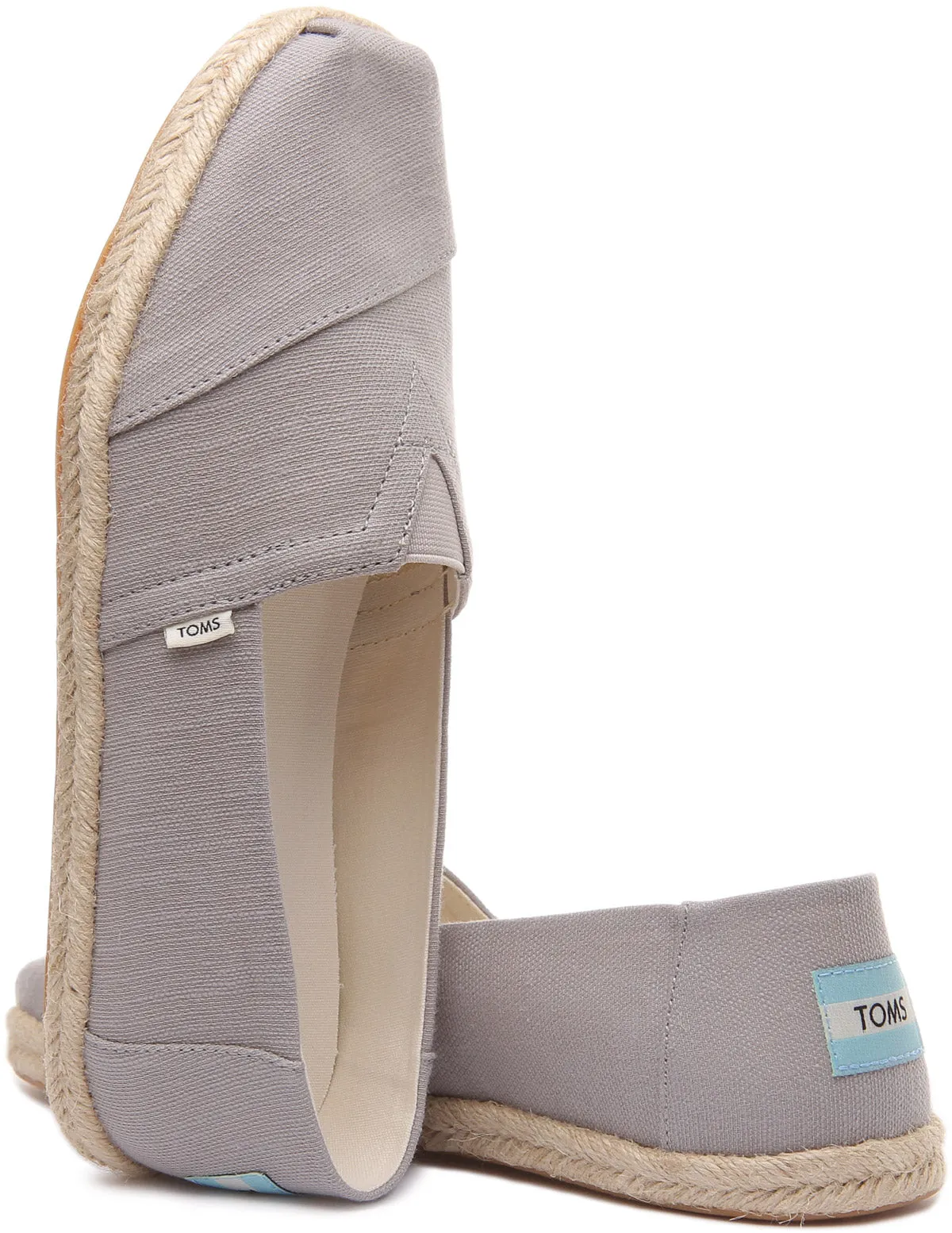 Toms Alpargata Rope Alpargatas de algodón vegano para hombre en negro