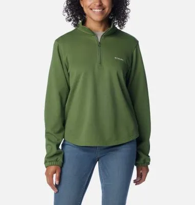 Top con media cremallera Columbia Trek™ French Terry para mujer