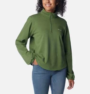 Top con media cremallera Columbia Trek™ French Terry para mujer