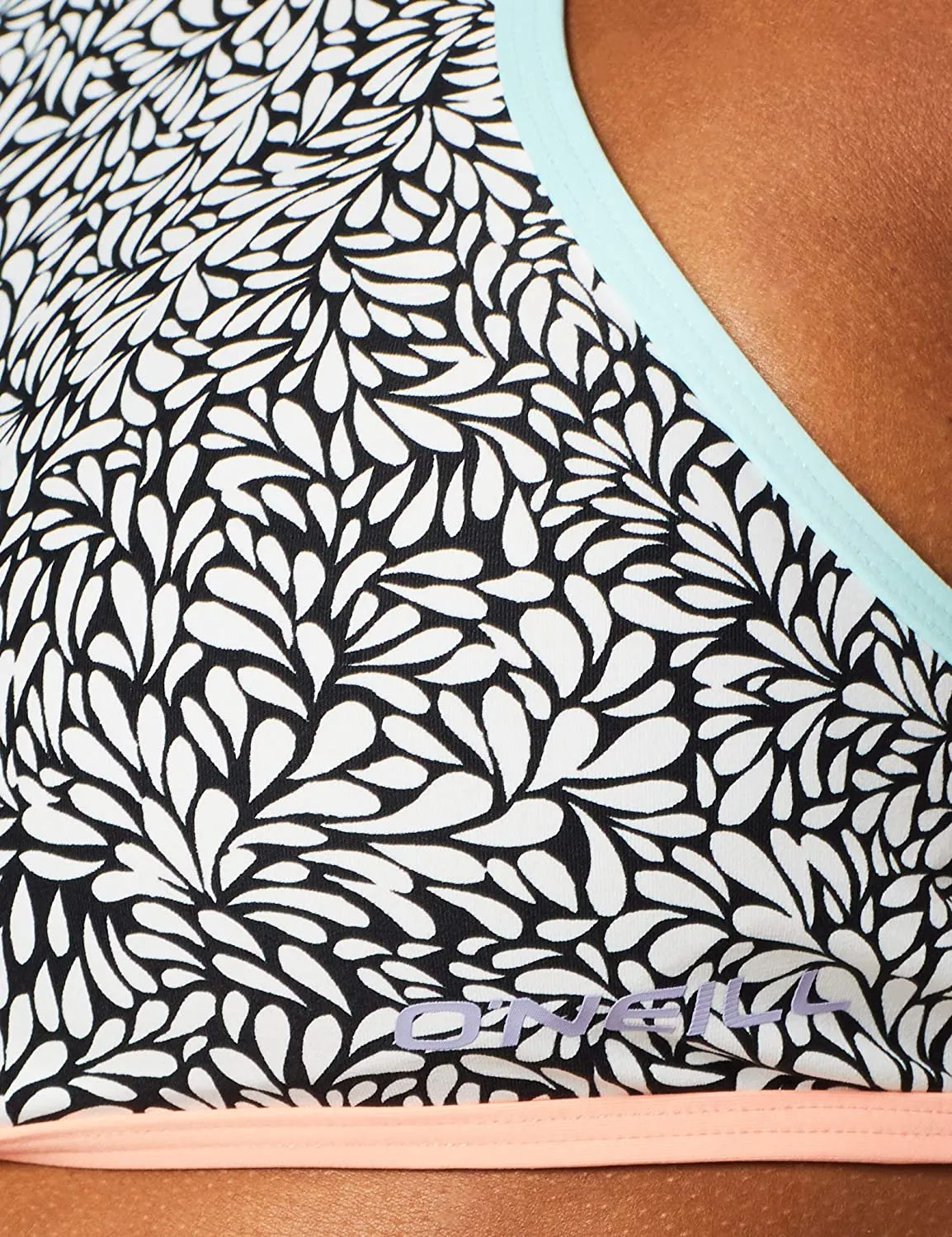 Top de bikini O’NEILL una pieza mujer PW Lanka Maoi TOP Ref. 9A8306 blanco/negro flores