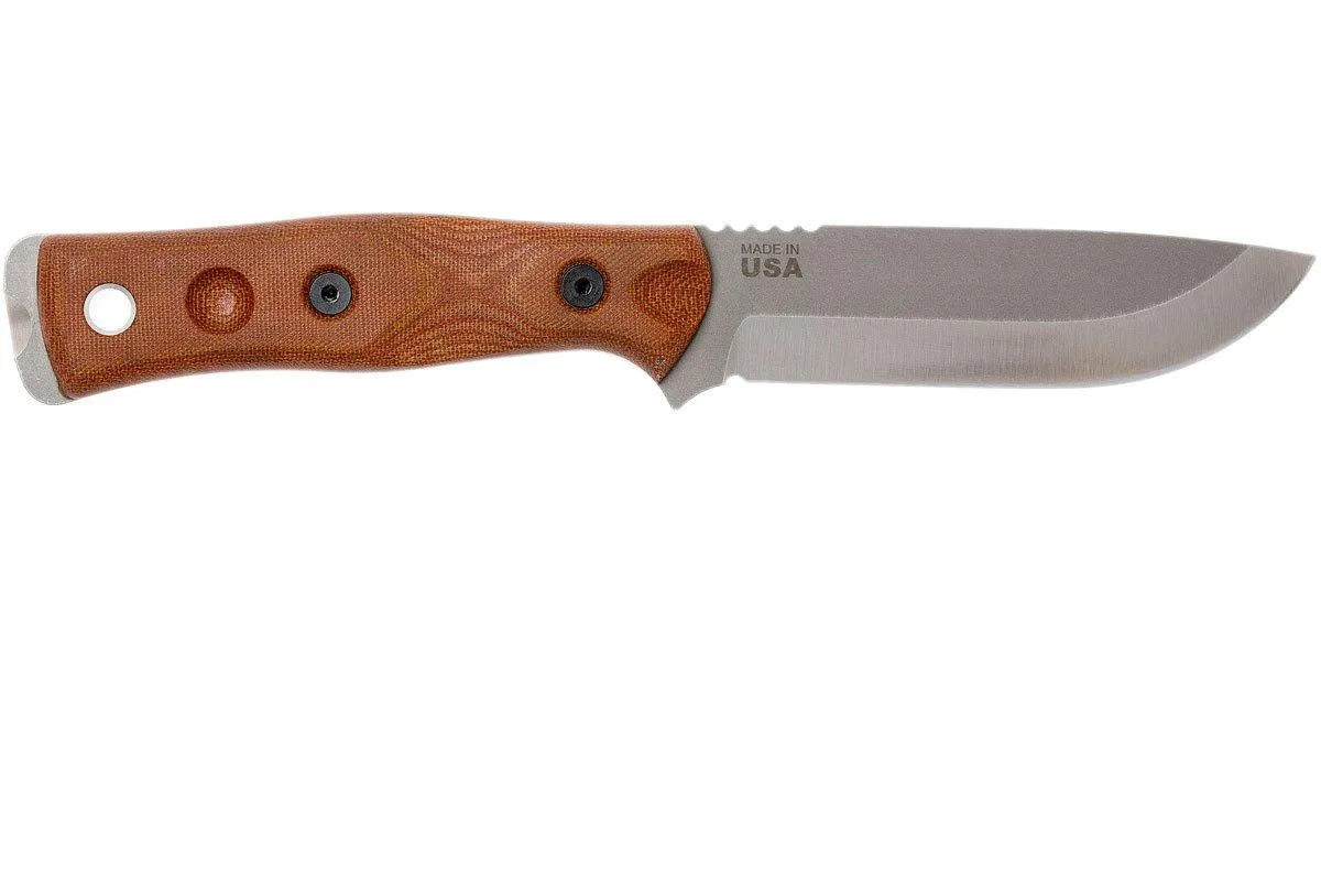 TOPS KNIVES B.O.B. FIELDCRAFT154CM TAN CANVAS MICARTA BROS154TC