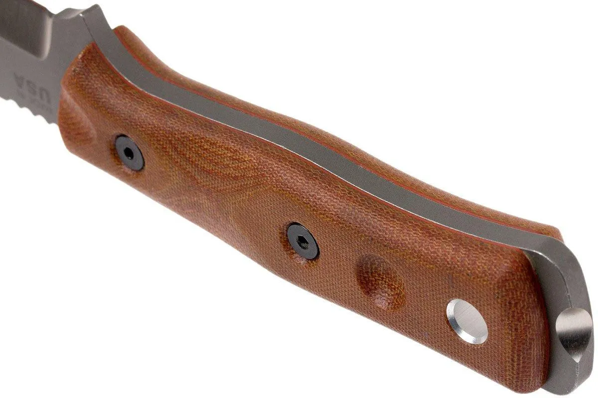 TOPS KNIVES B.O.B. FIELDCRAFT154CM TAN CANVAS MICARTA BROS154TC