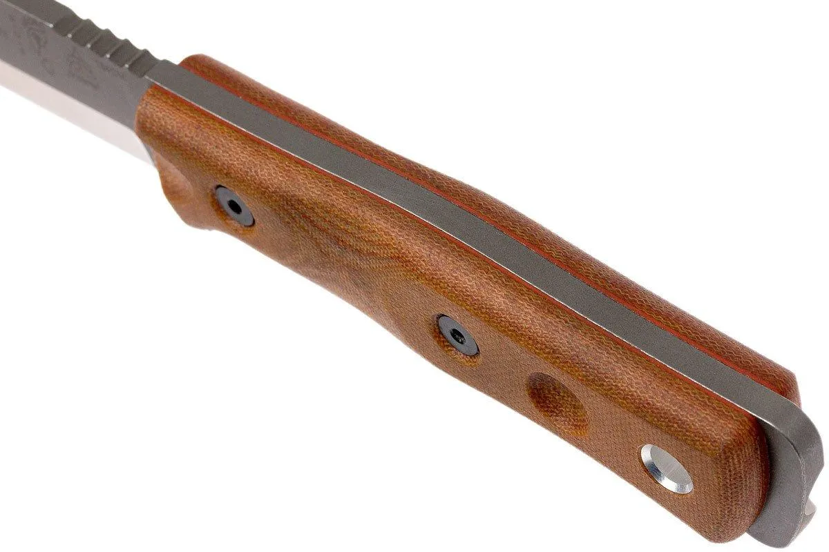 TOPS KNIVES B.O.B. FIELDCRAFT154CM TAN CANVAS MICARTA BROS154TC