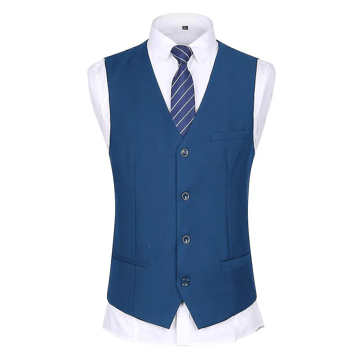 Traje de hombre Fiesta de bodas Cena 3 piezas Traje Blazer Chaleco Pantalones 9 Colores