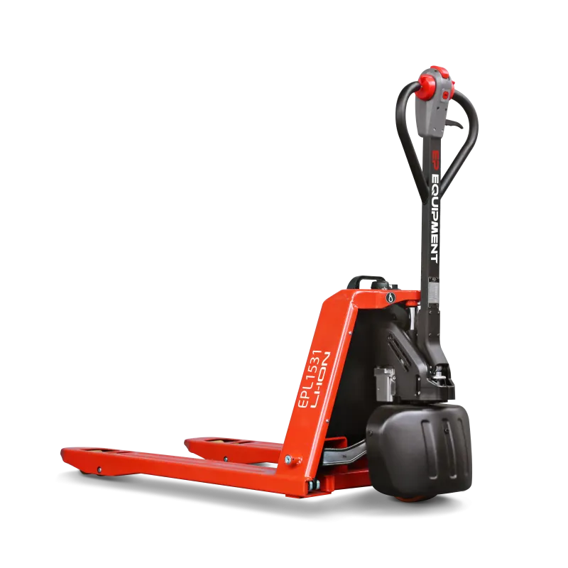 TRANSPALETA ELECTRICA EPL1531  CAPACIDAD 1500 KG BATERIA EXTRAIBLE
