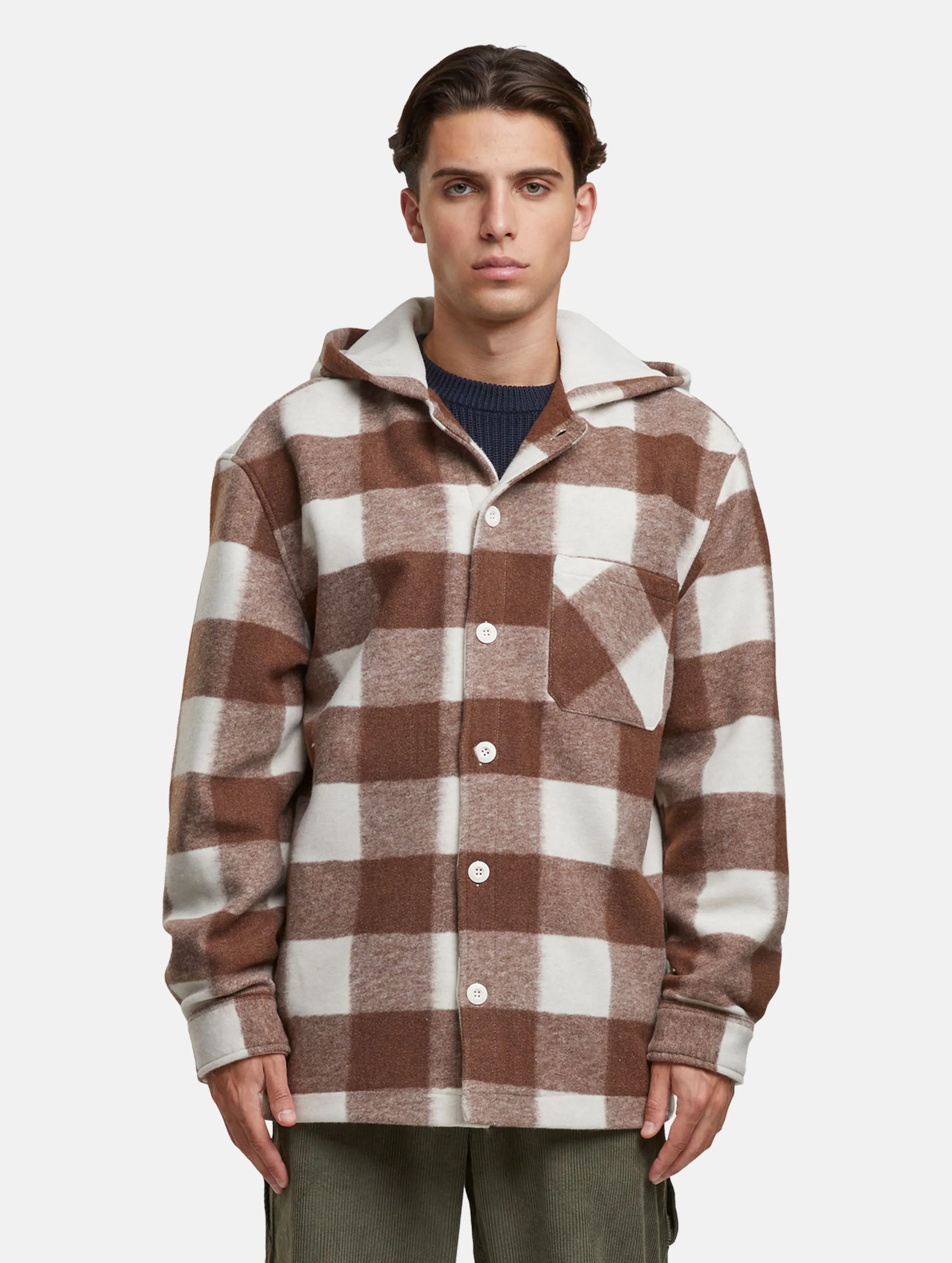 Urban Classics Big Check With Hood