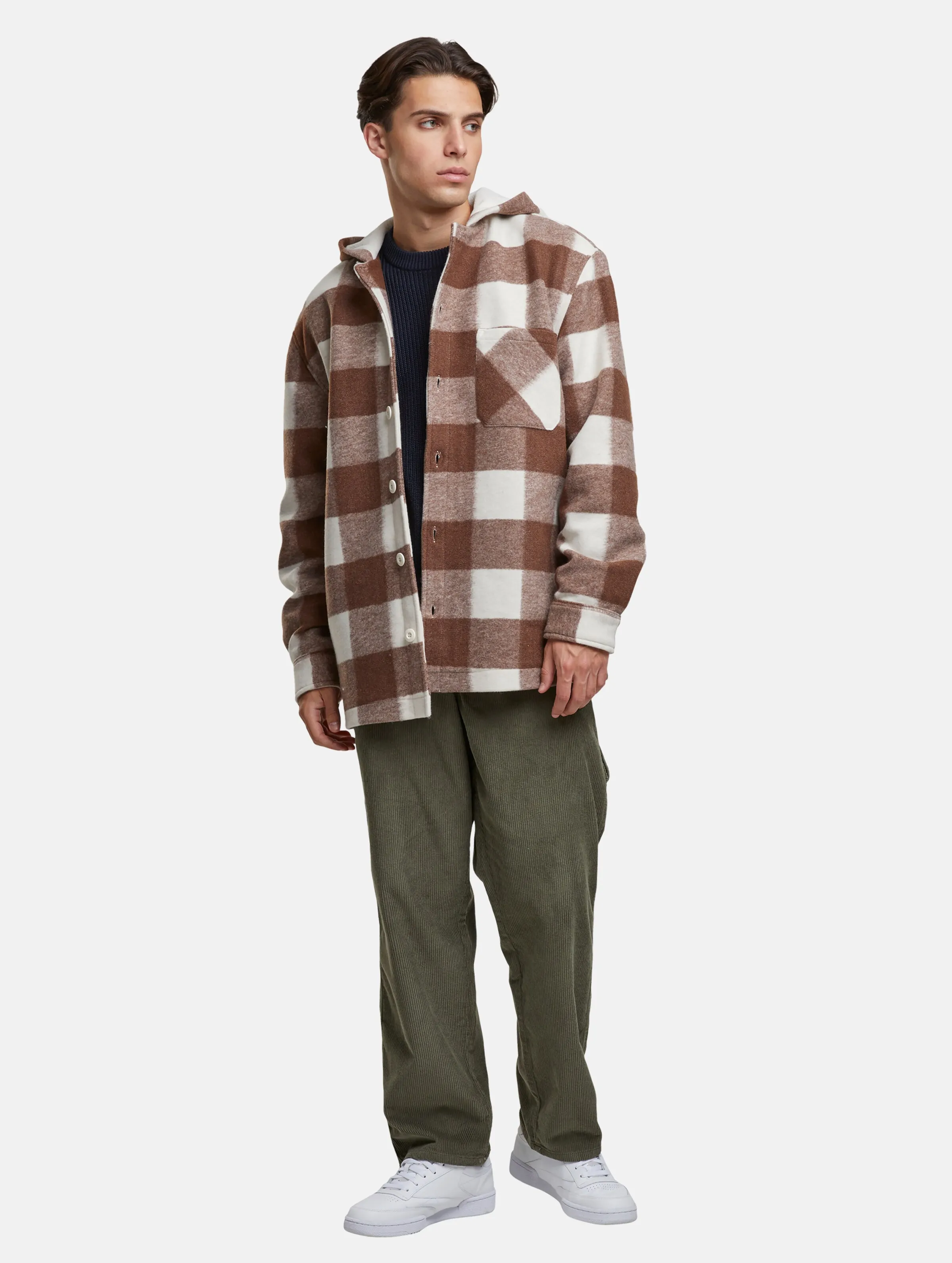 Urban Classics Big Check With Hood