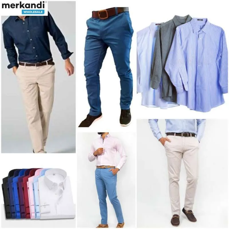 VARIEDAD DE PANTALONES Y CAMISAS DE HOMBRE PARA UN LOOK SPORT ELEGANTE  VARIEDAD DE MARCAS