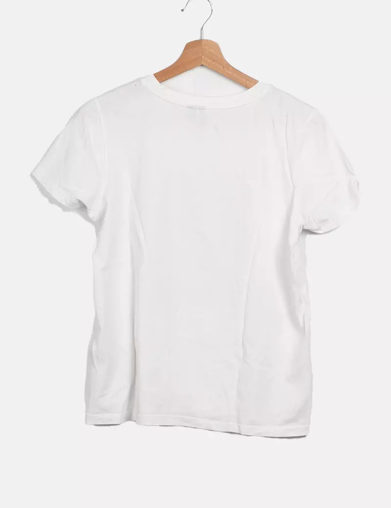Vero Moda Camiseta blanca estampada