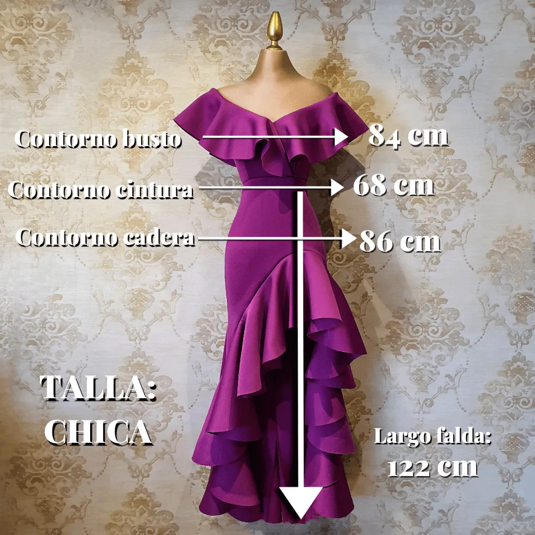 Vestido Fiusha Largo Elegante