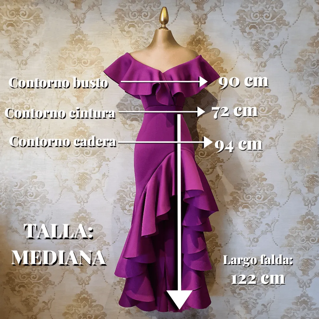 Vestido Fiusha Largo Elegante