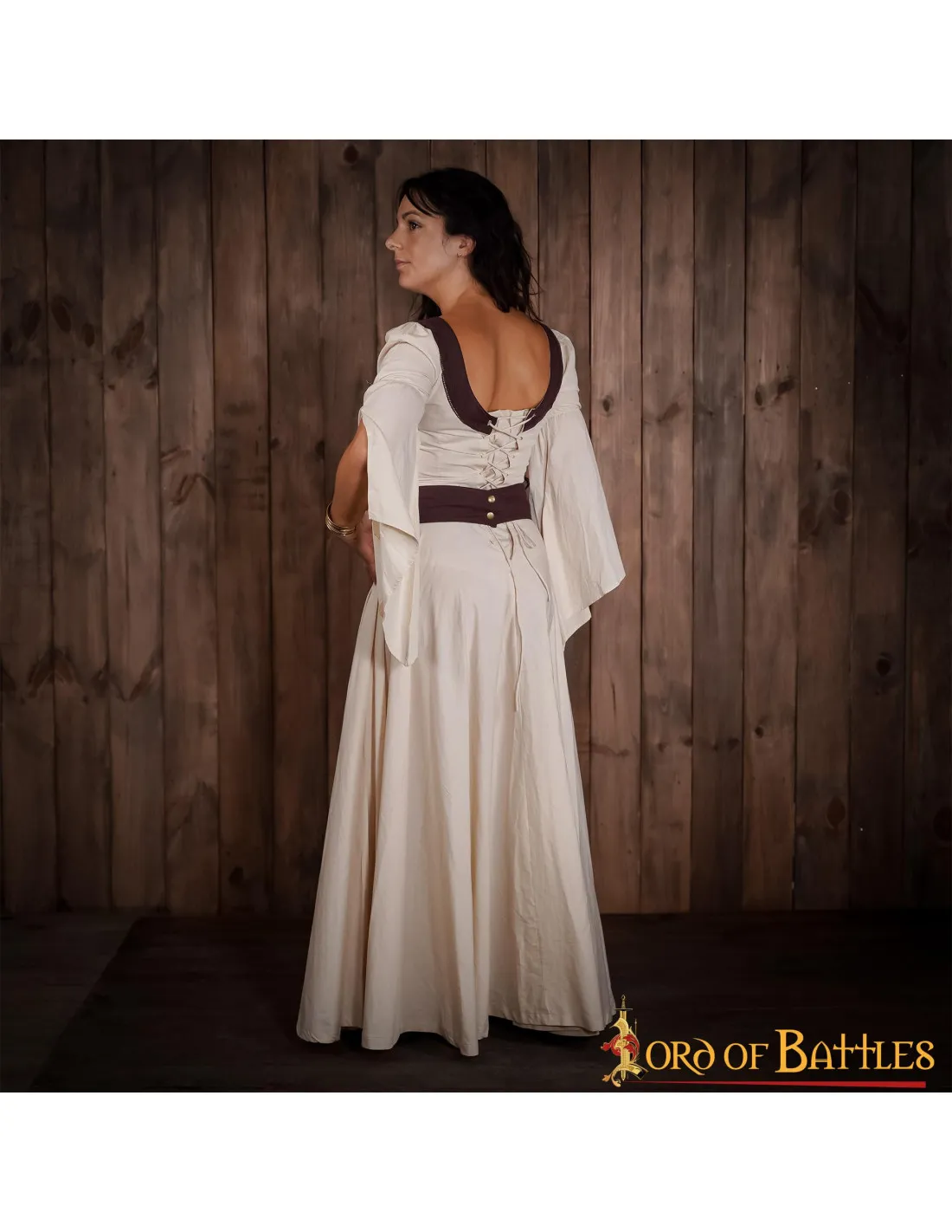 Vestido Medieval Algodón Ligero, Doncella de Campo