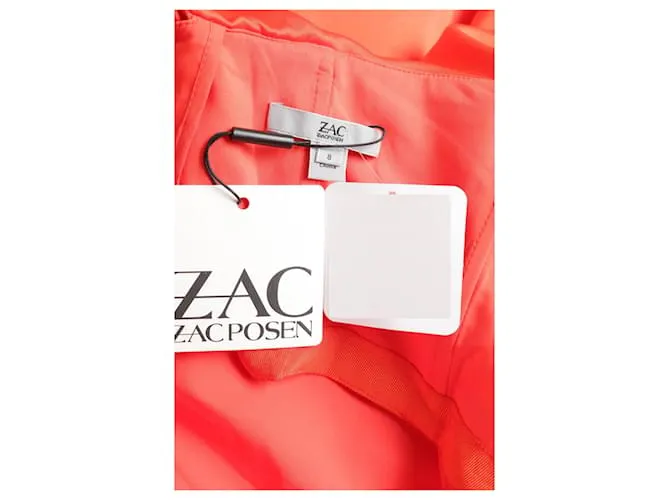 Zac Posen Vestidos Naranja 