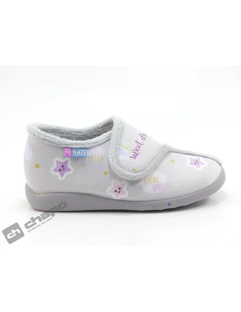Zapatilla De Casa Gris GarzÓn Zapatillas N4354.246
