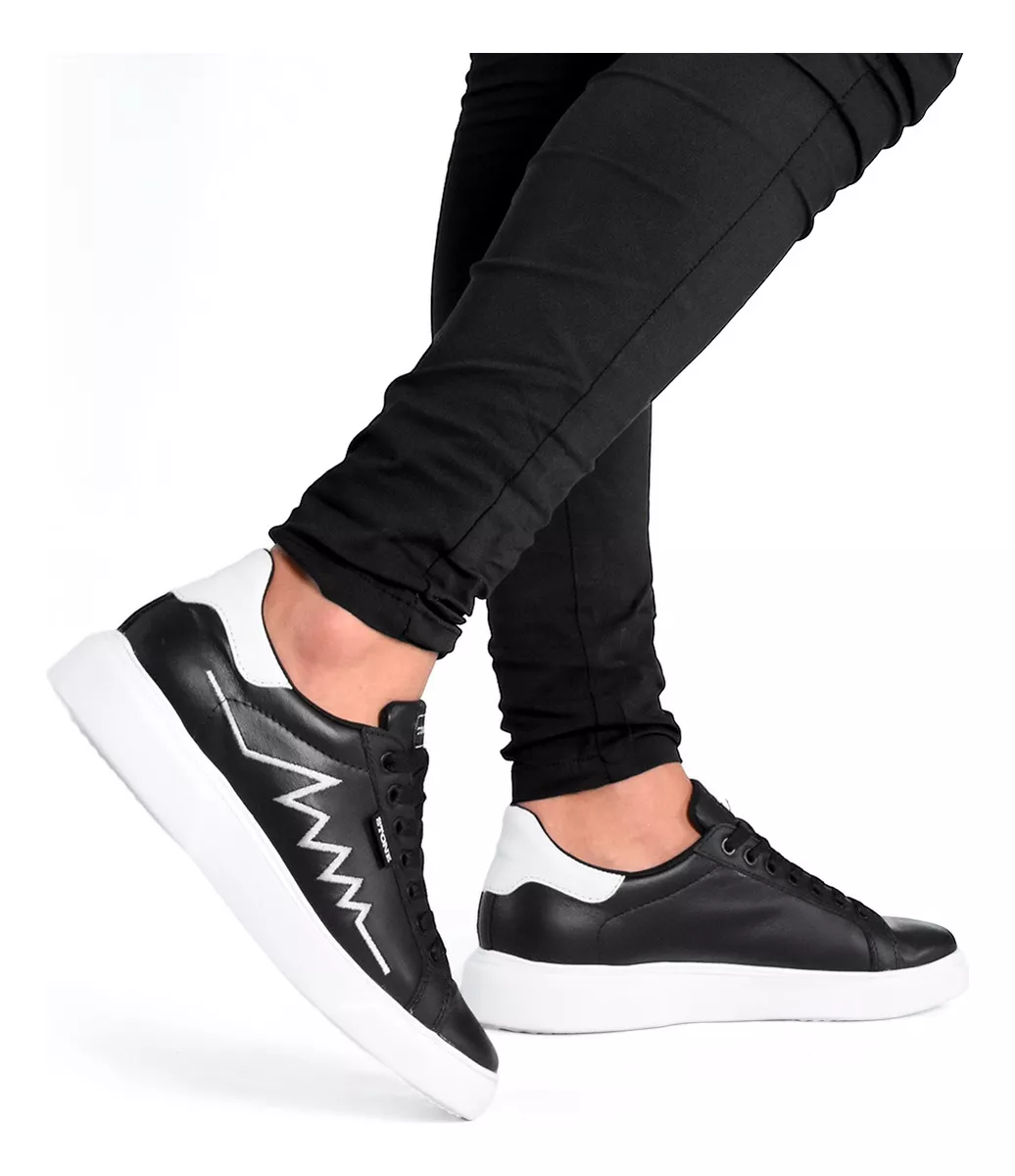 Zapatilla Hombre Urbana Cuero Vacuno Stone 1648