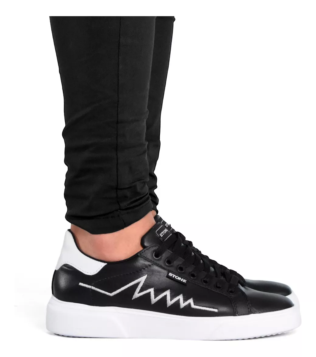 Zapatilla Hombre Urbana Cuero Vacuno Stone 1648