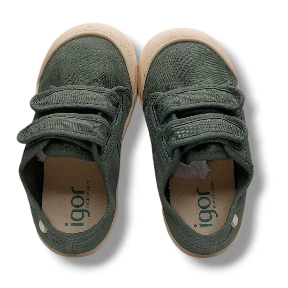ZAPATILLA LONA IGOR S10333042 KAKI CORDONETS