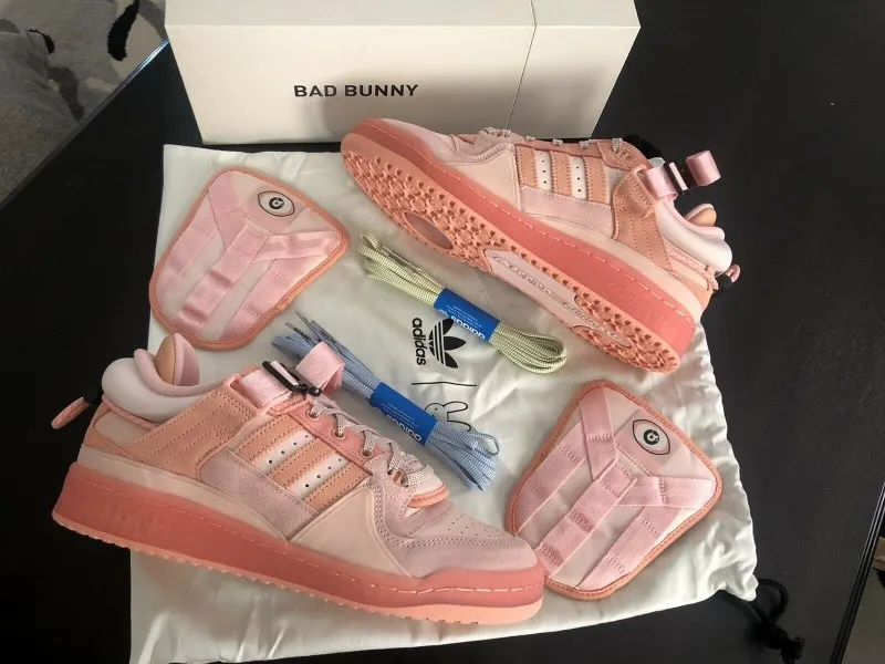 zapatillas bad bunny rosa chile precio