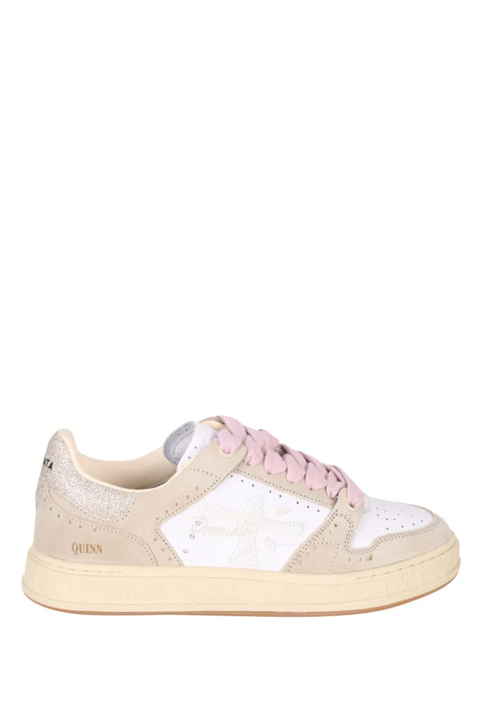 Zapatillas blancas con beige 