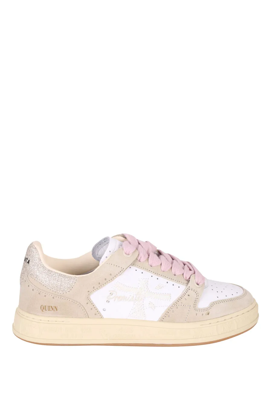 Zapatillas blancas con beige 