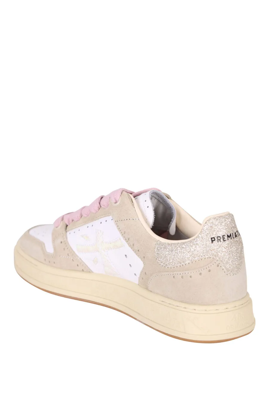 Zapatillas blancas con beige 
