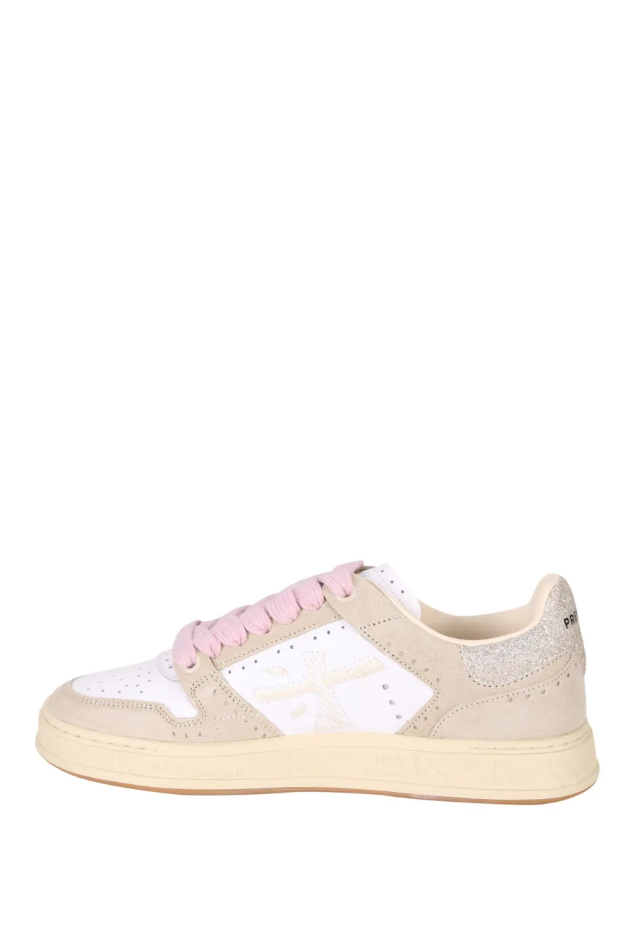 Zapatillas blancas con beige 