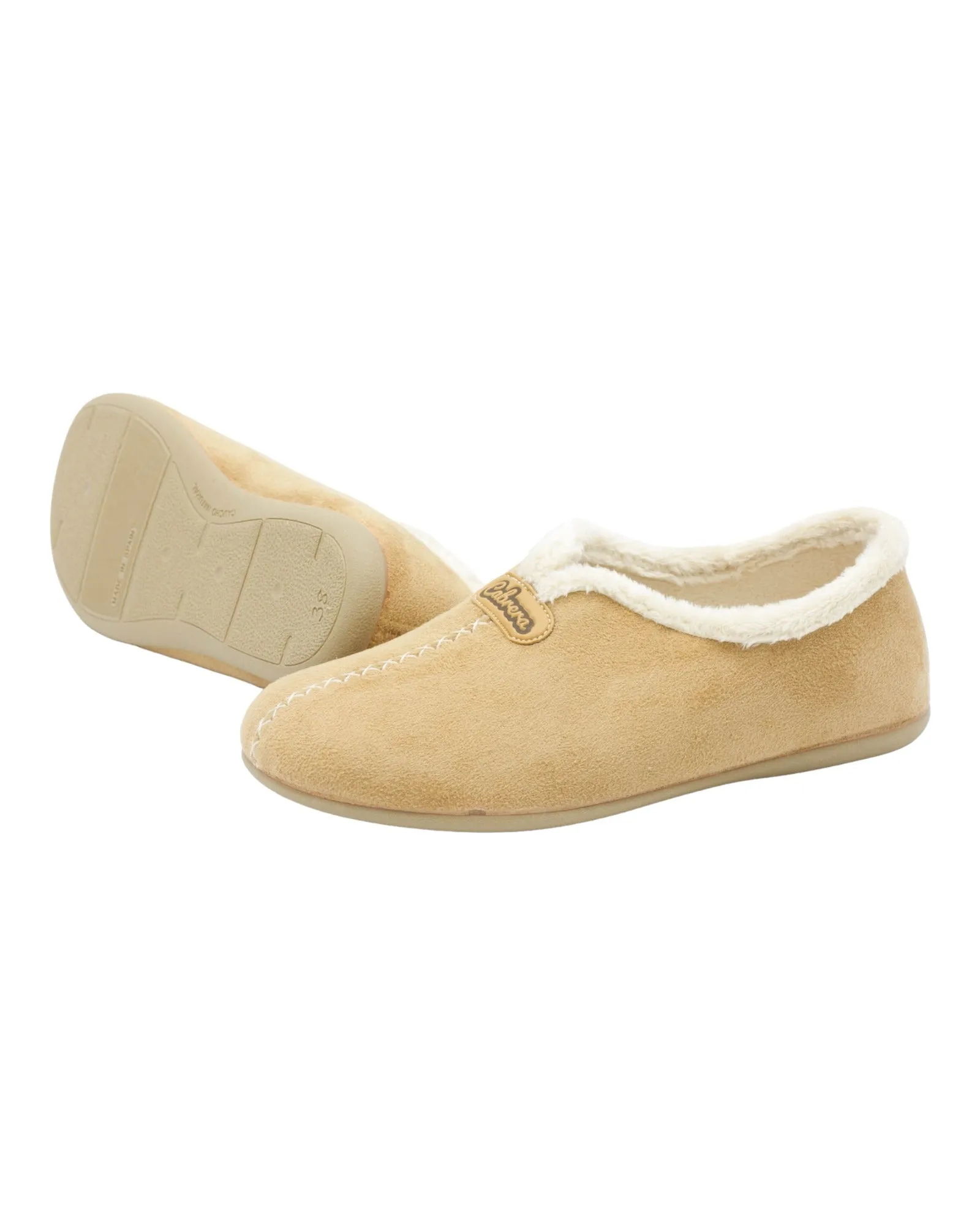 ZAPATILLAS CASA MUJER CABRERA 3002 EN CAMEL