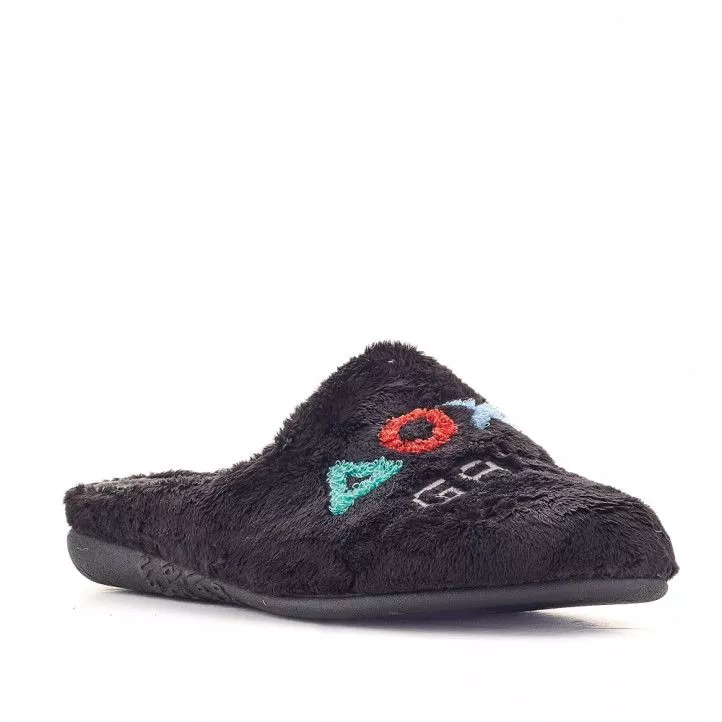 Zapatillas casa Vulladi game over en negro