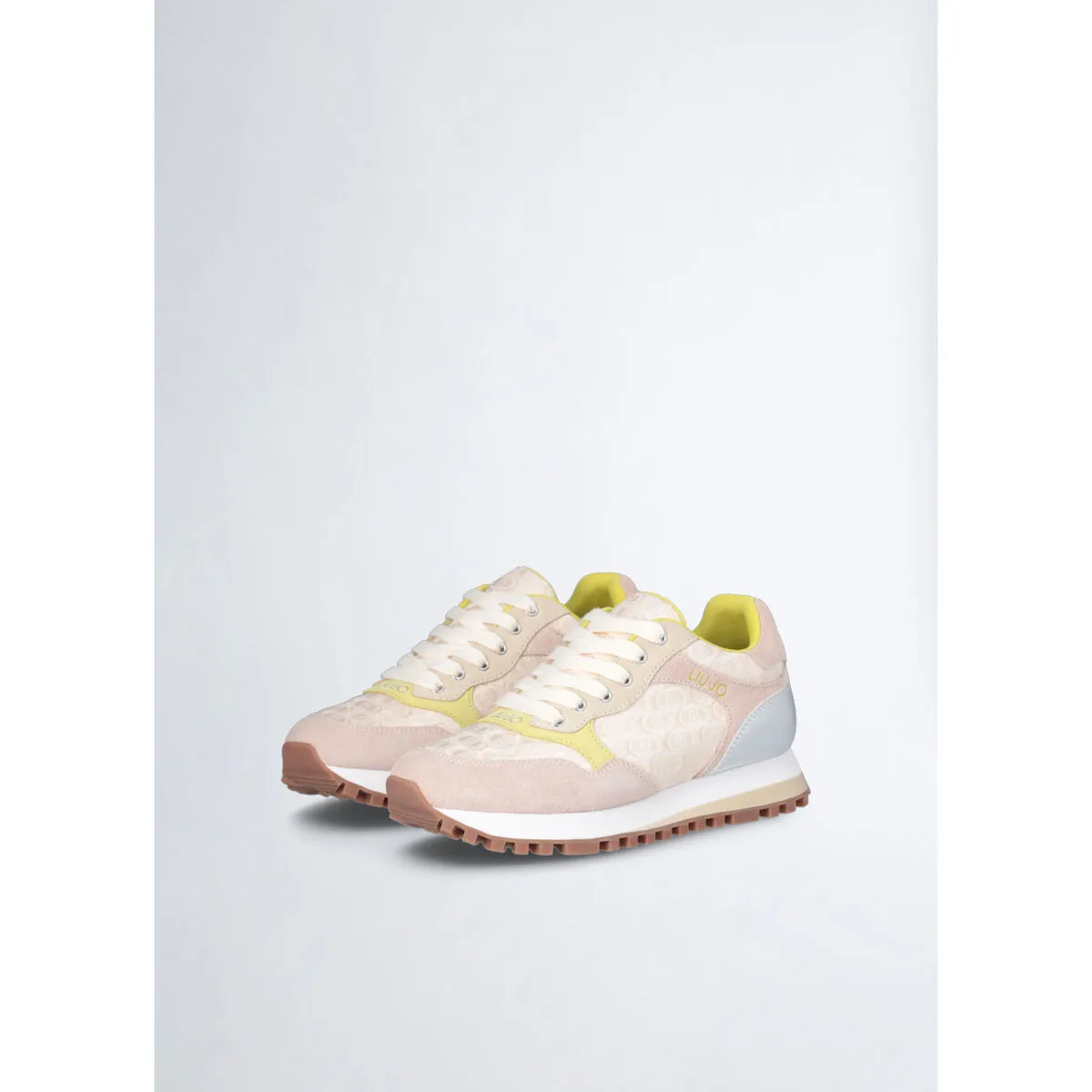 Zapatillas con logotipo de jacquard