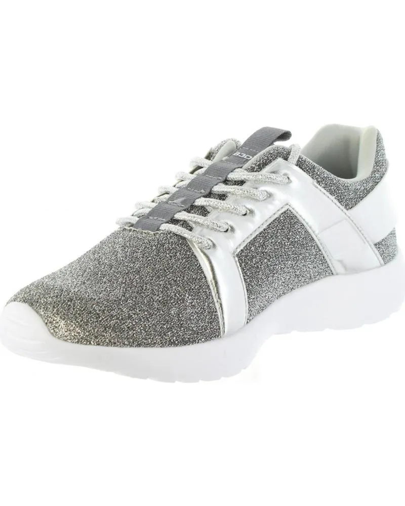 Zapatillas deporte de Mujer BASS3D 41436 GLITTER PLATA