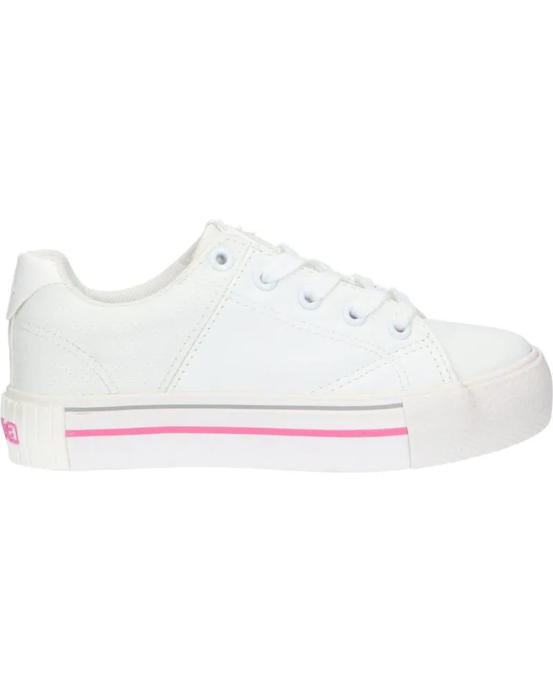 ZAPATILLAS DEPORTE DE MUJER Y NIñA Y NIñO KAPPA 38156CW TUDY LACE A0G WHITEPINK