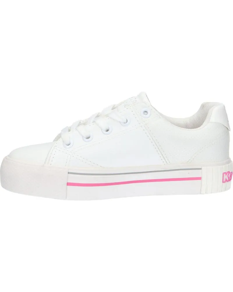 ZAPATILLAS DEPORTE DE MUJER Y NIñA Y NIñO KAPPA 38156CW TUDY LACE A0G WHITEPINK