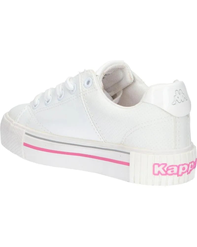 ZAPATILLAS DEPORTE DE MUJER Y NIñA Y NIñO KAPPA 38156CW TUDY LACE A0G WHITEPINK