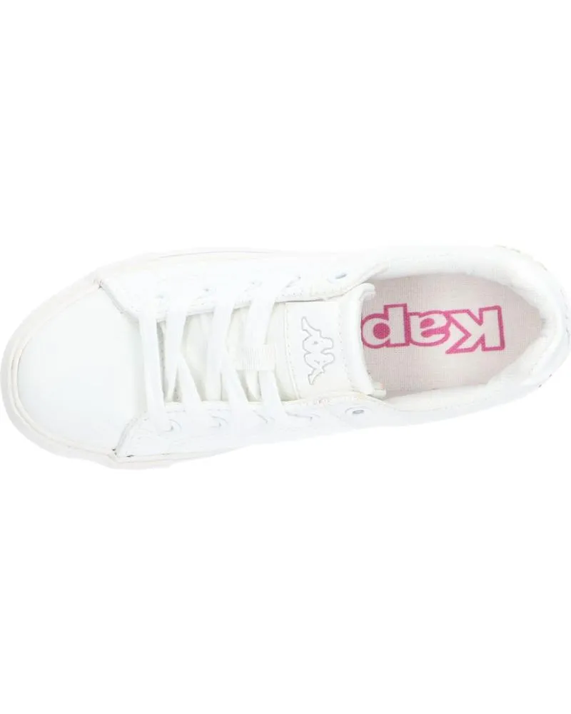 ZAPATILLAS DEPORTE DE MUJER Y NIñA Y NIñO KAPPA 38156CW TUDY LACE A0G WHITEPINK