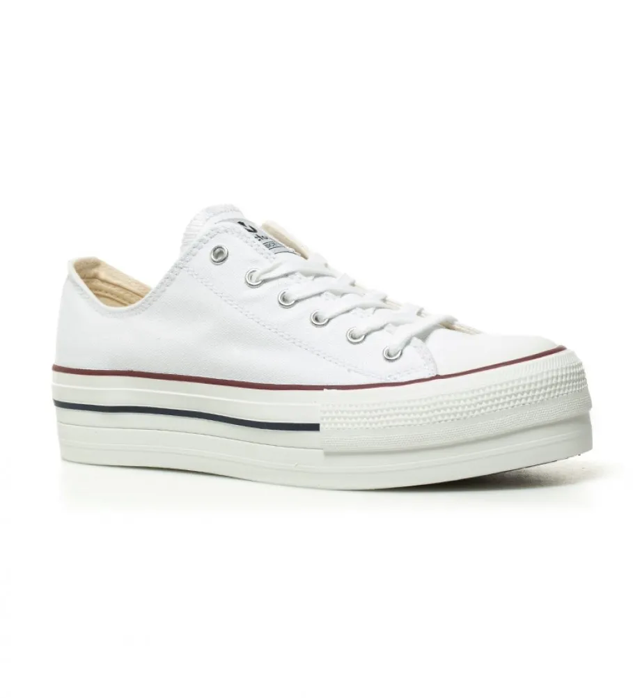 ZAPATILLAS ESTILO BASKET BLANCO ALTURA PLATAFORMA: 4 CM