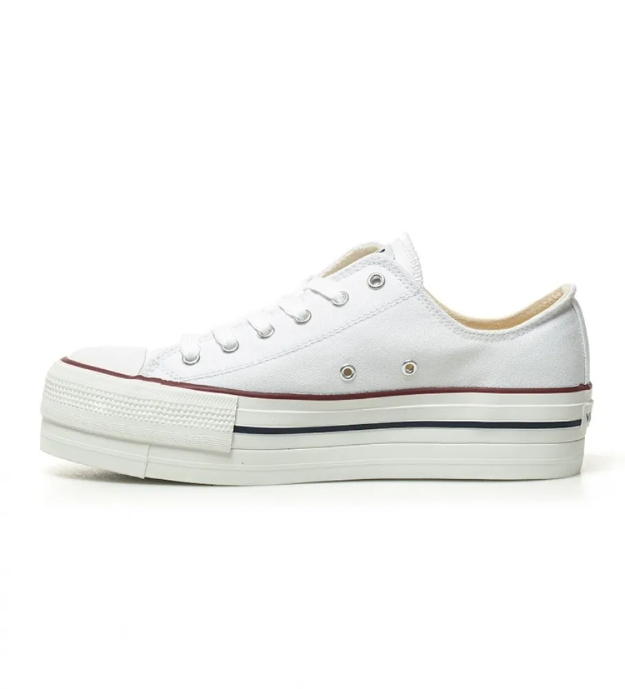 ZAPATILLAS ESTILO BASKET BLANCO ALTURA PLATAFORMA: 4 CM