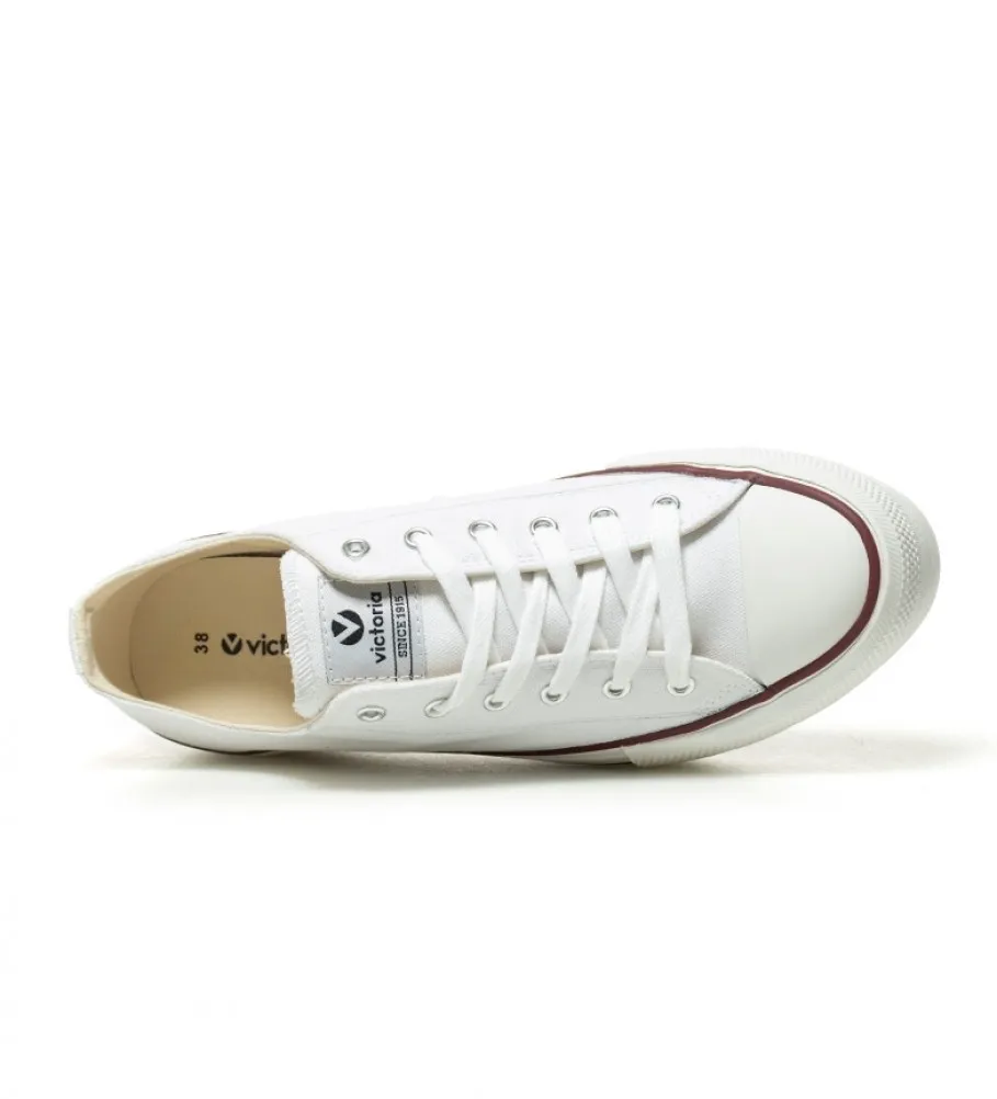 ZAPATILLAS ESTILO BASKET BLANCO ALTURA PLATAFORMA: 4 CM