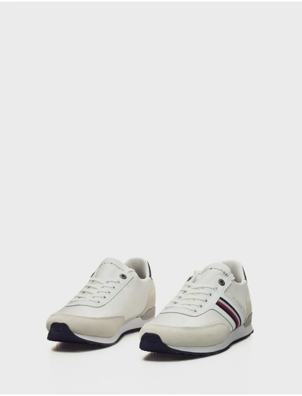 Zapatillas Tommy Hilfiger Iconic Sock Runner Mix Blanco